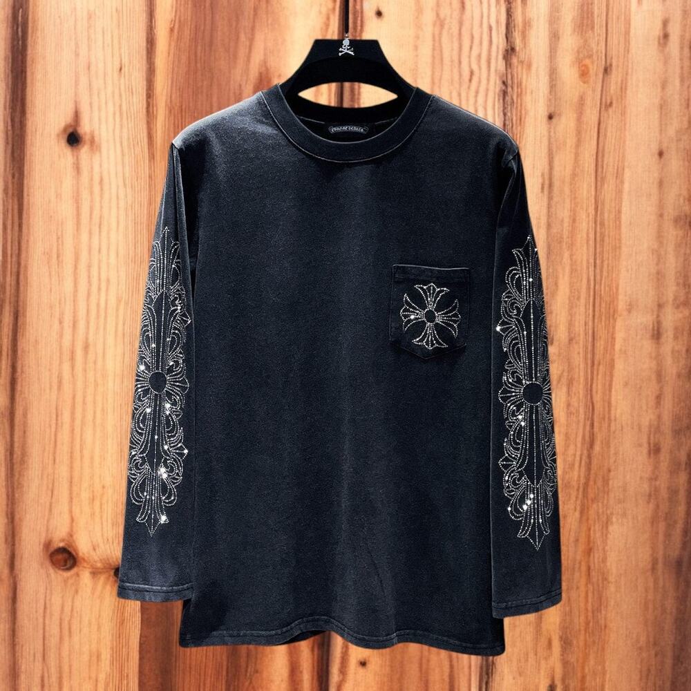 Chrome Hearts Men's Black Long Sleeve